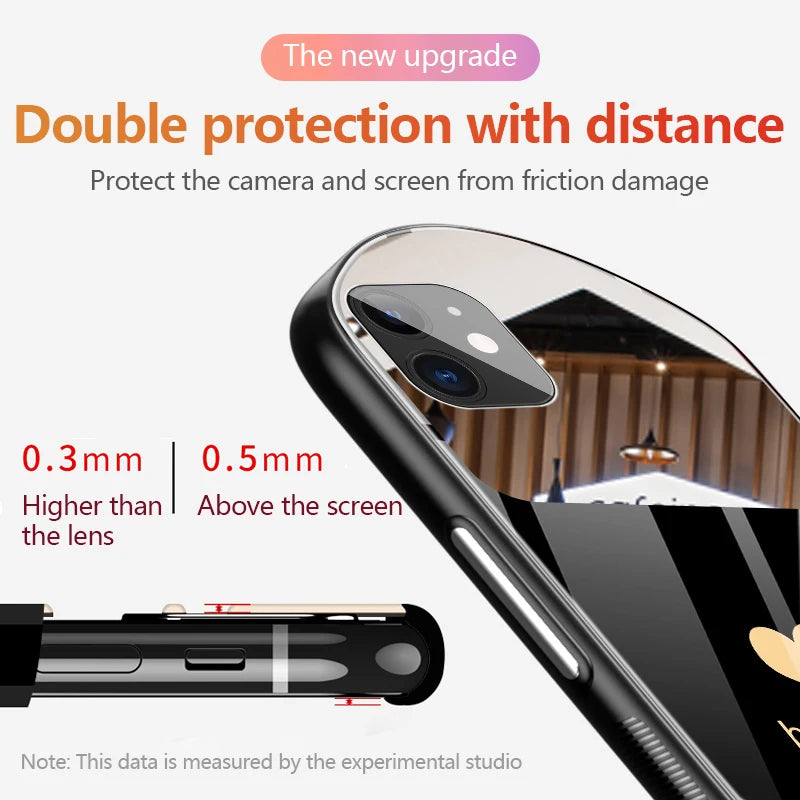 iPhone 16 15 14 13 12 11 Pro XS Max X 8 7 Plus Mirror Lanyard Cover