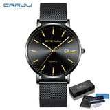 CRRJU Luxury Fashion Woman Bracelet Watch Women Casual Waterproof