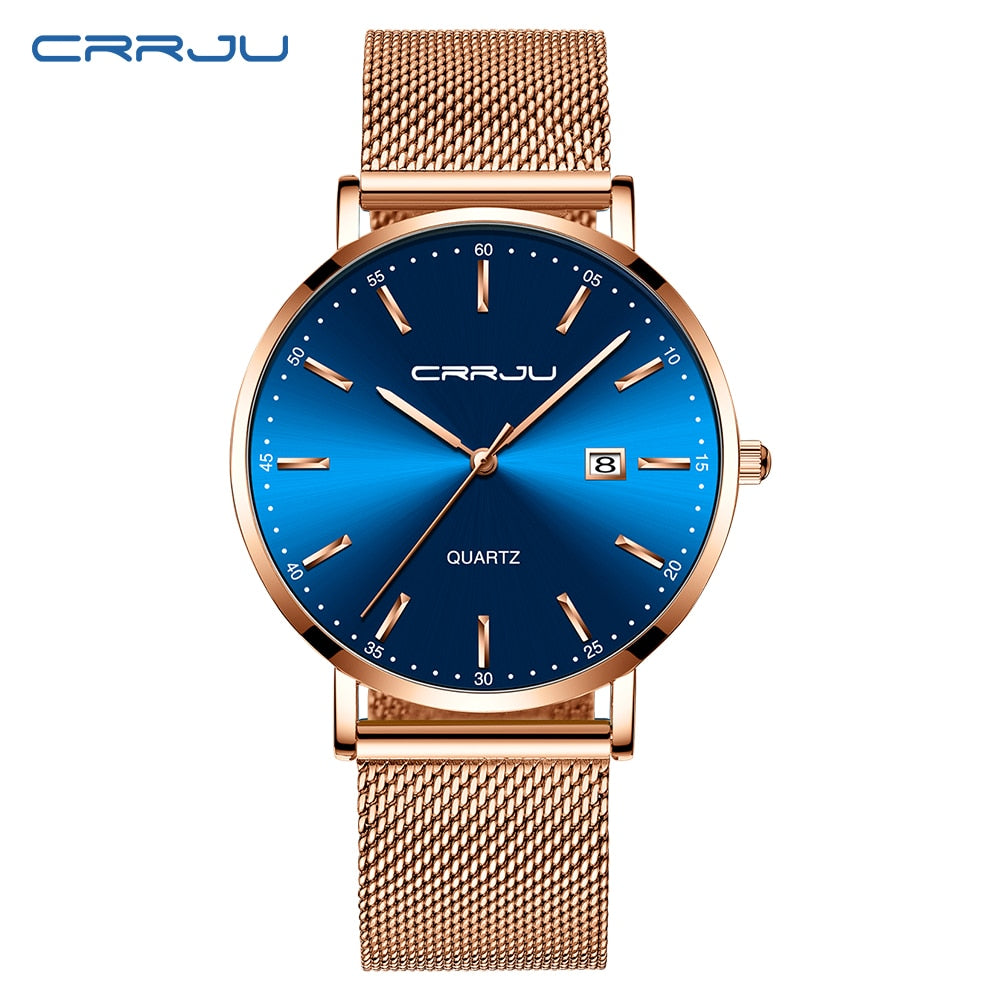 CRRJU Luxury Fashion Woman Bracelet Watch Women Casual Waterproof