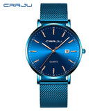 CRRJU Luxury Fashion Woman Bracelet Watch Women Casual Waterproof