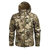 Mege Shark Skin Soft Shell Military Tactical Jacket Men Waterproof Army