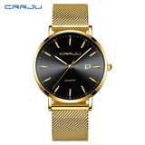 CRRJU Luxury Fashion Woman Bracelet Watch Women Casual Waterproof