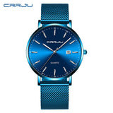 CRRJU Luxury Fashion Woman Bracelet Watch Women Casual Waterproof