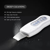 Ultrasonic Skin Scrubber Deep Facial Cleaner