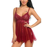 Hot Women Sexy Erotic Sling Lingerie Nightwear Robe Babydoll