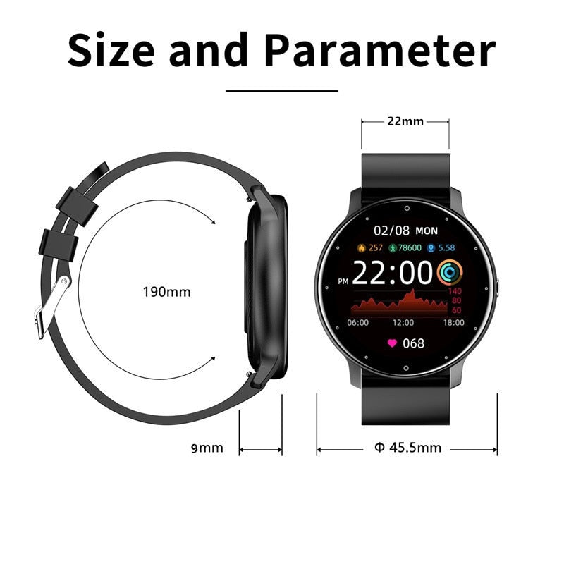 New Smart Watch Ultra-thin HD Screen Fitness Exercise
