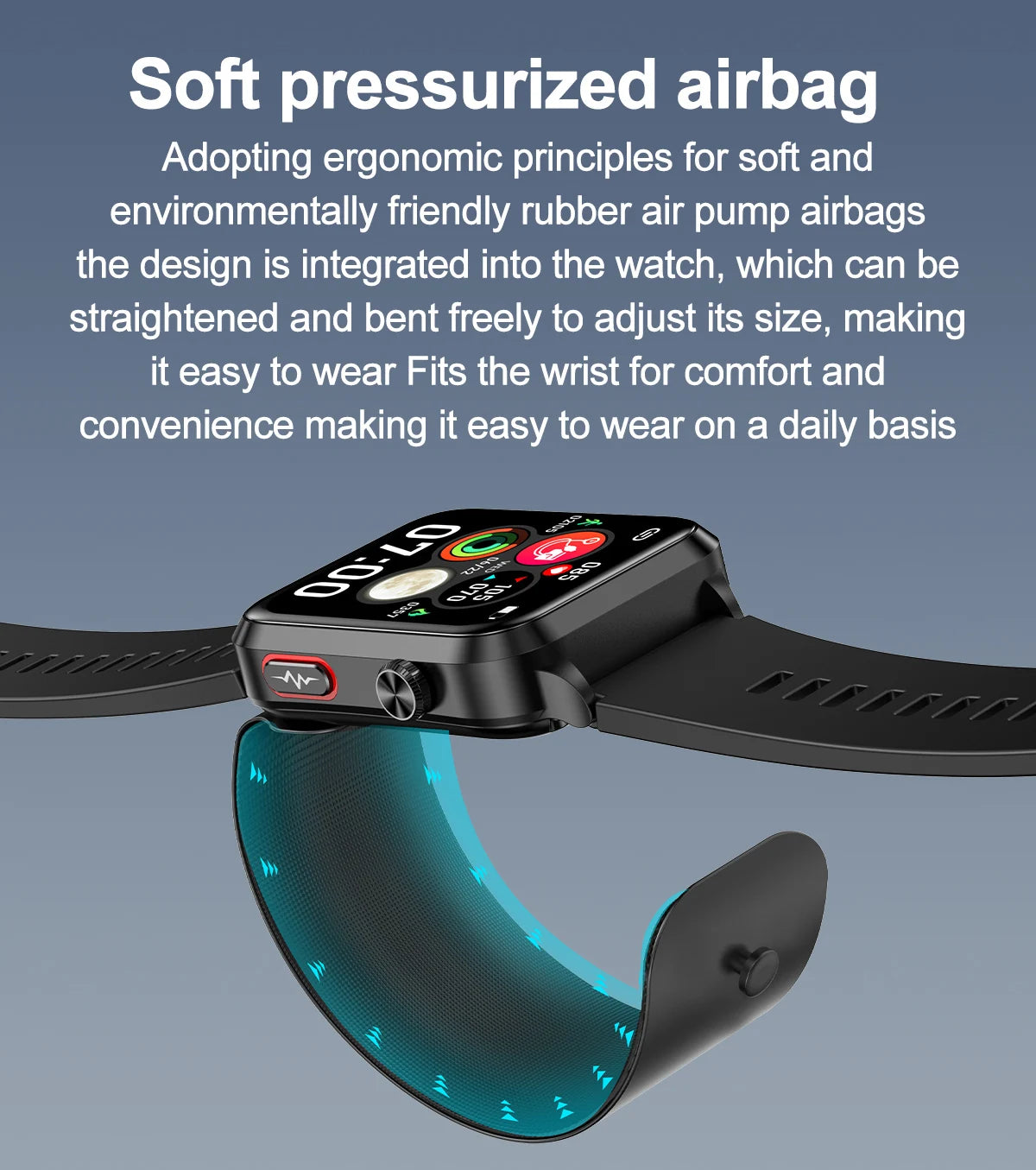 Medical grade smartwatch 2025 Air Pump Bluetooth call health watch True Accurately Blood Pressure Uric Acid Blood Lipids watch