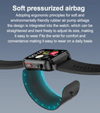 Medical grade smartwatch 2025 Air Pump Bluetooth call health watch True Accurately Blood Pressure Uric Acid Blood Lipids watch