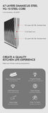 SHANGDAO 67 Layers Damascus Chef Knife 8", Professional Kitchen