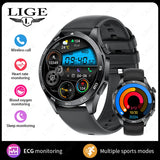 2025 New Smart Watch with ECG Men Blood Pressure Heart Rate Monitoring Sports Watch Bluetooth Call Health Smartwatch for Xiaomi