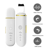 Ultrasonic skin scrubber facial ion cleaning vibrating