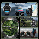 GPS Smart Watch Men Women Call Outdoor Sports Fitness Tracking Waterproof Watch Compass Heartrate Health Monitor Smartwatches