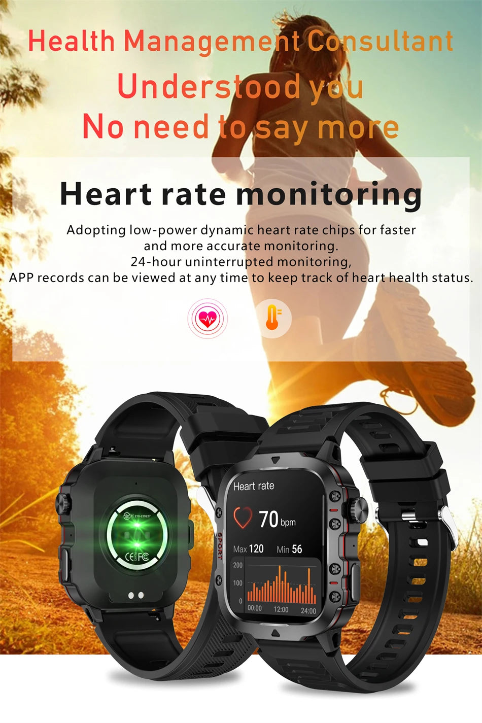 2025 For Xiaomi New Rugged Military GPS Smart Watch Men Bluetooth Call Health Monitoring AI Voice Sports Waterproof Smartwatches