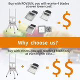 Commercial Vegetable Chopper with 4 Blades