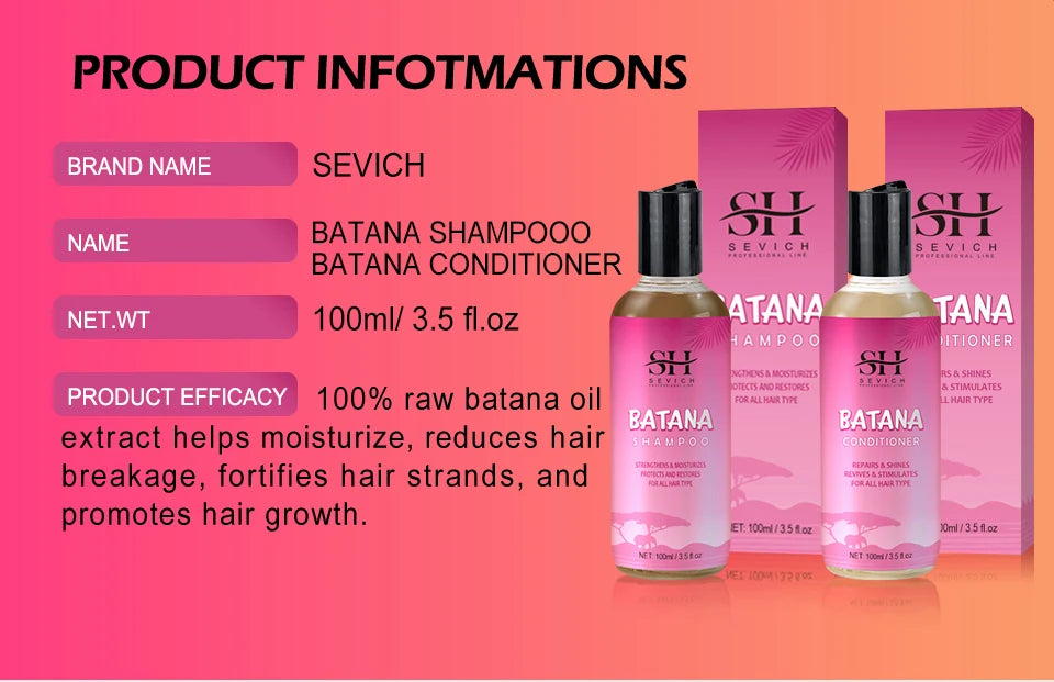 Hair Growth Set Batana Oil Fast Hair Growing Spray