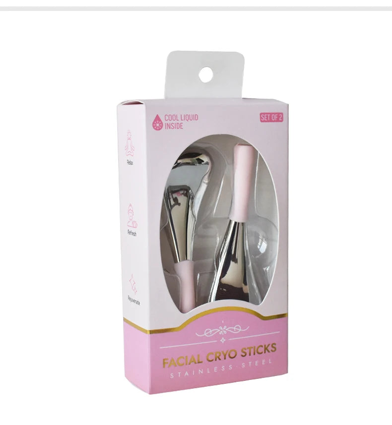 Mini 2Pcs Facial Cryo Sticks Skin Care Ice Globes