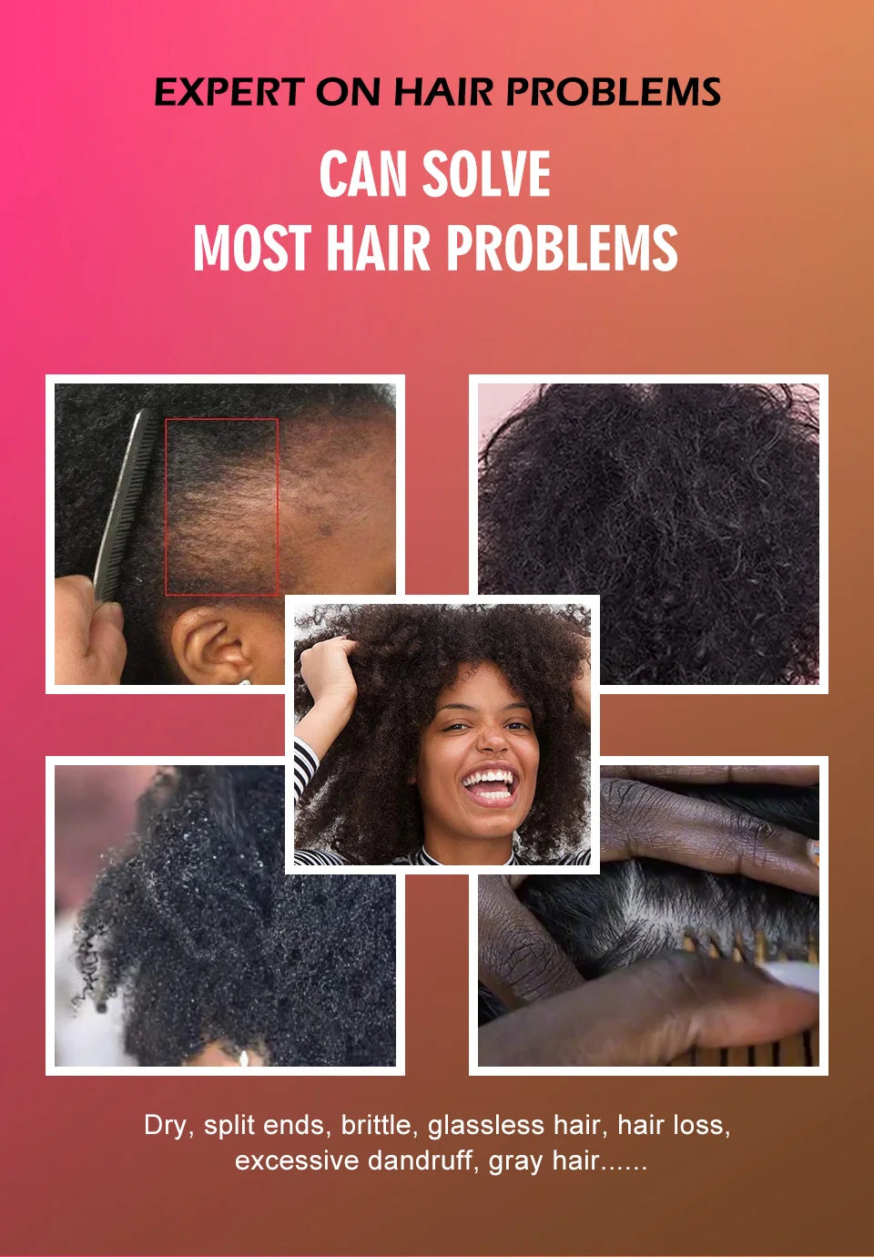 Hair Growth Set Batana Oil Fast Hair Growing Spray