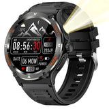 2024 Men's Smart Watch Compass  Sports 3ATM Waterproof Smartwatch Health Monitoring Bluetooth Call  500 Mah Smart Watche