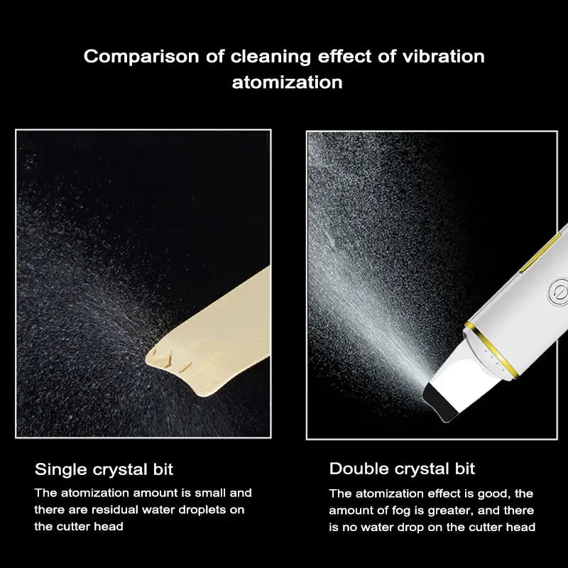 Ultrasonic skin scrubber facial ion cleaning vibrating