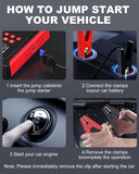 Jump Starter with Air Compressor 150PSI, 7000/8000A Portable