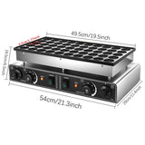 Electric Muffin Maker Timer Stainless Steel Non-Stick Pancakes
