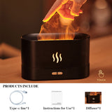 REUP Flame Aroma Diffuser Air Humidifier Ultrasonic Cool Mist Maker Fogger LED Essential Oil Jellyfish Difusor Fragrance Home