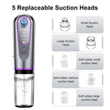 Electric Facial Vacuum Cleaner Professional 6 Suction Heads