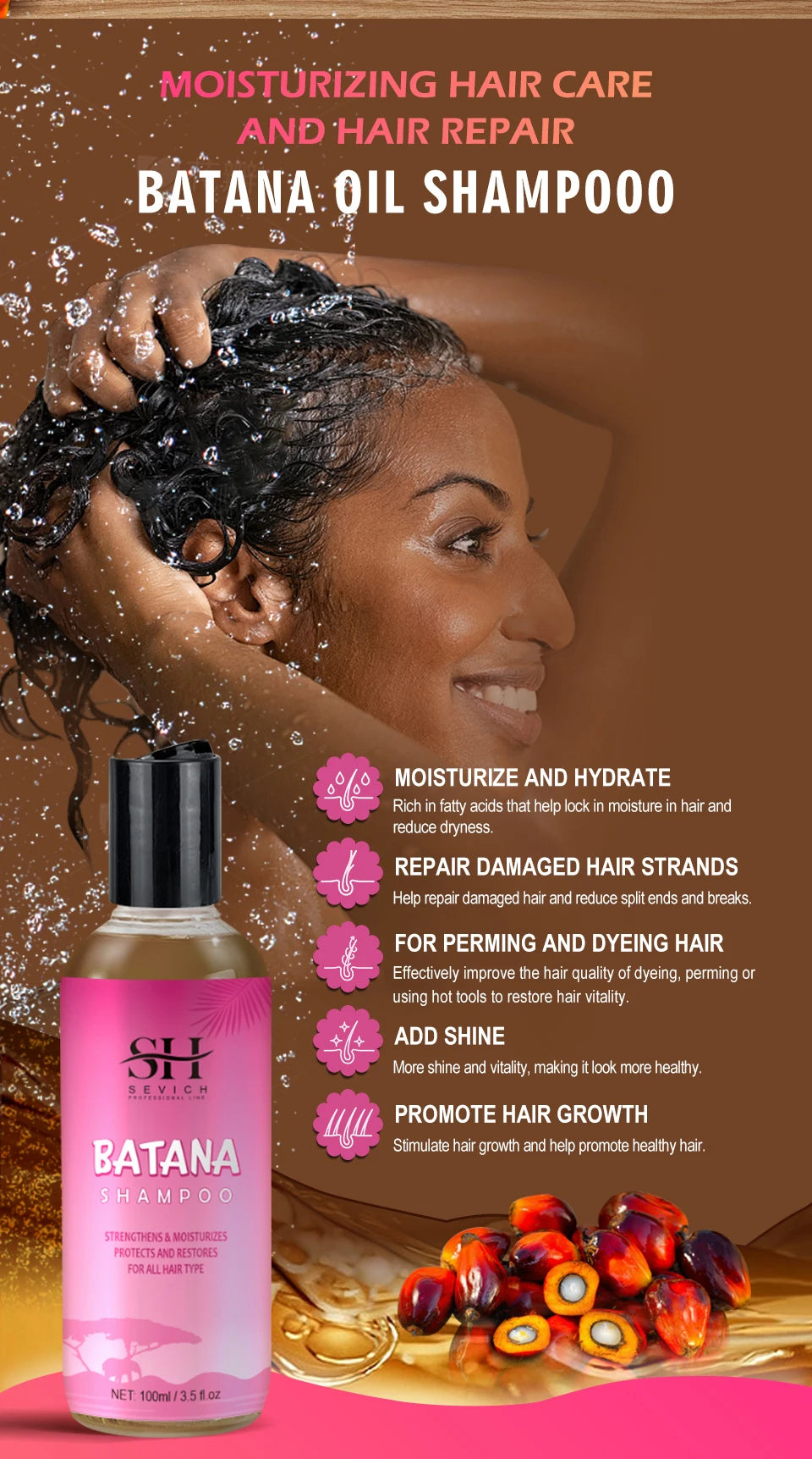 Hair Growth Set Batana Oil Fast Hair Growing Spray