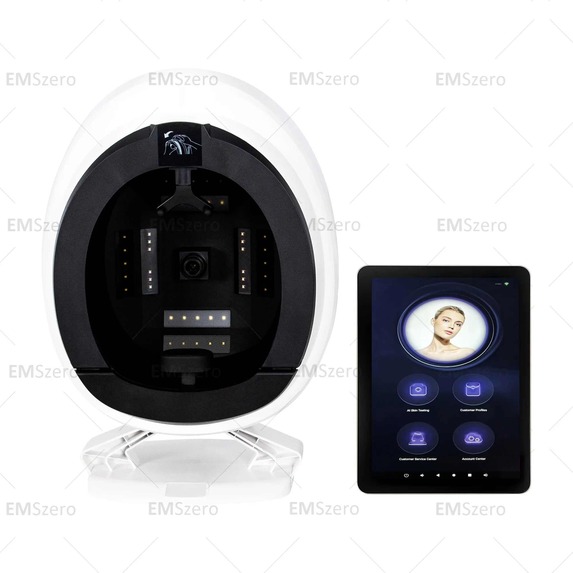 AISIA Q1 3D AI Facial Skin Analyzer 9 Spectrum 36MP
