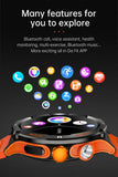 2024 Men's Smart Watch Compass  Sports 3ATM Waterproof Smartwatch Health Monitoring Bluetooth Call  500 Mah Smart Watche