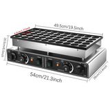 Electric Muffin Maker Timer Stainless Steel Non-Stick Pancakes