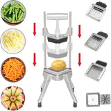 Commercial Vegetable Chopper with 4 Blades