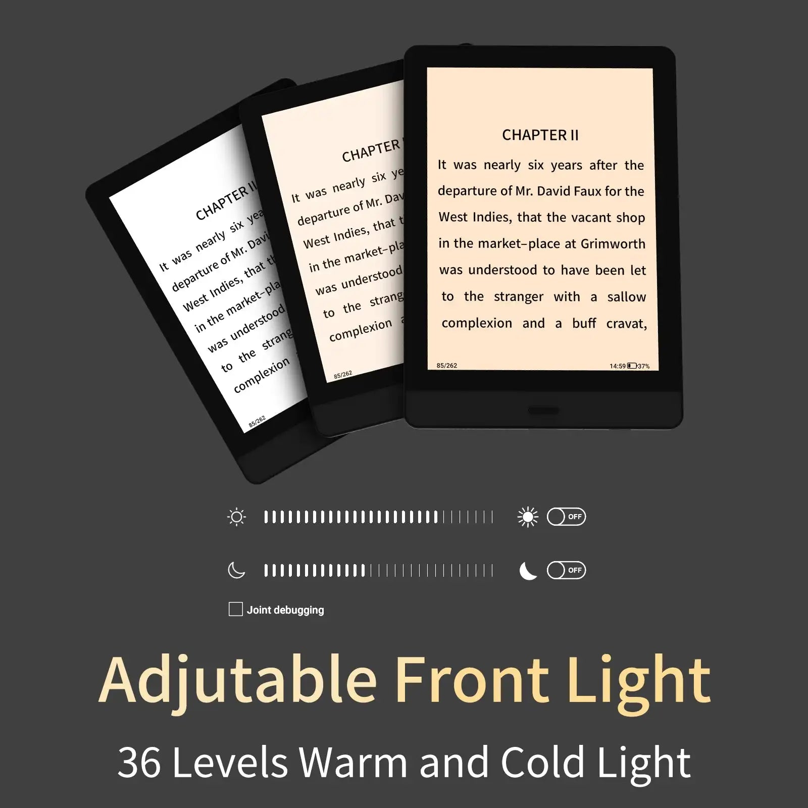 Bigme Read ebook reader, 6'' e-ink screen electronic book,