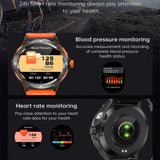 2024 Men's Smart Watch Compass  Sports 3ATM Waterproof Smartwatch Health Monitoring Bluetooth Call  500 Mah Smart Watche