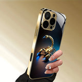 Paint Glass Phone Case For iPhone 17 16 15 14 13 12 11 Pro Max Plus 17 Air 16E Cover