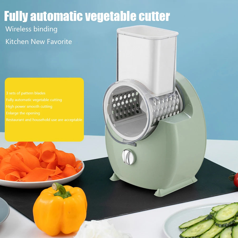 3-in-1 Electric Fruit Slicer Household Gadgets Multifunctional Fruit Cutter