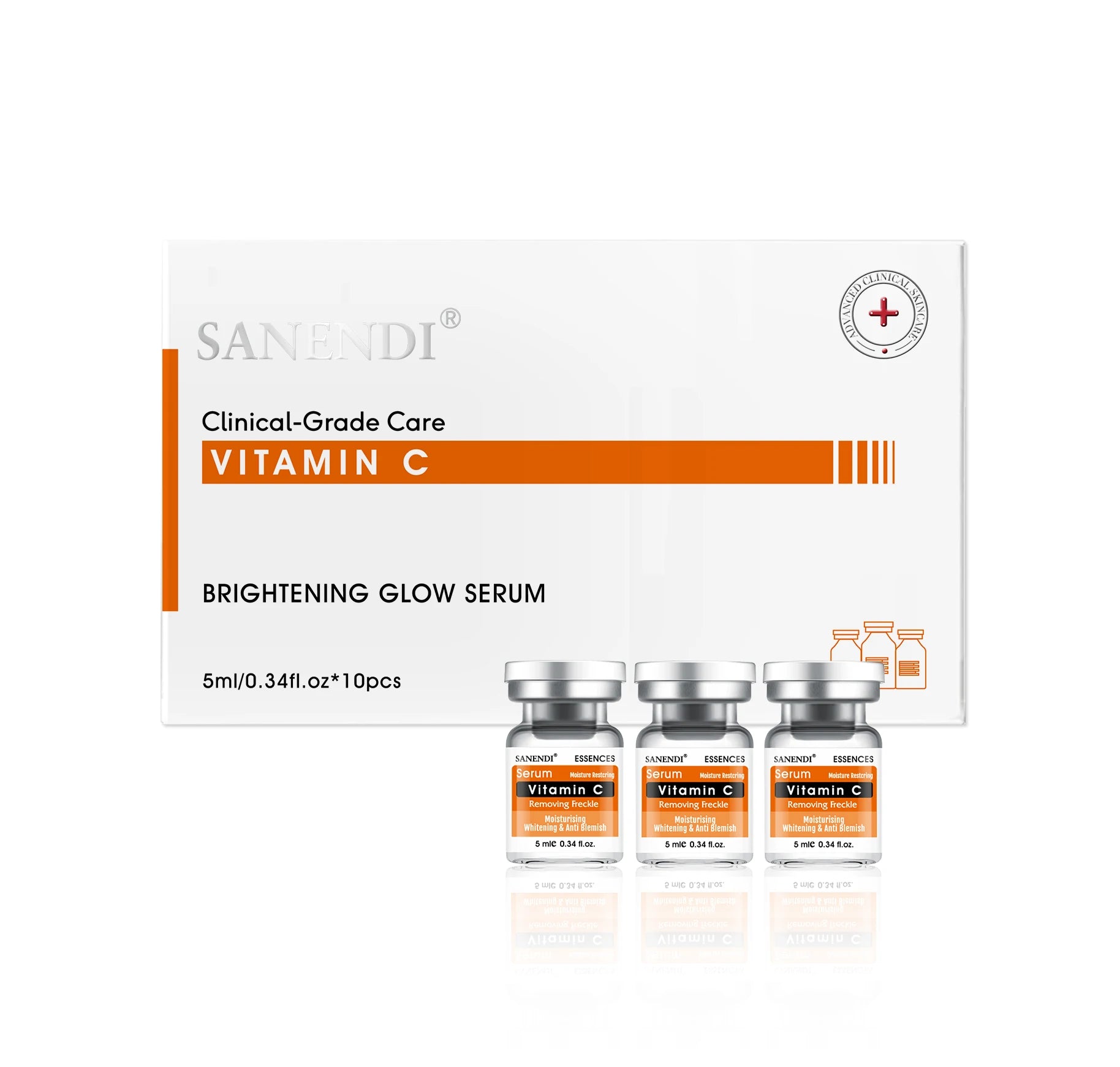 10pcs/Box Six Peptide Ampoule Hyaluronic acid Serum