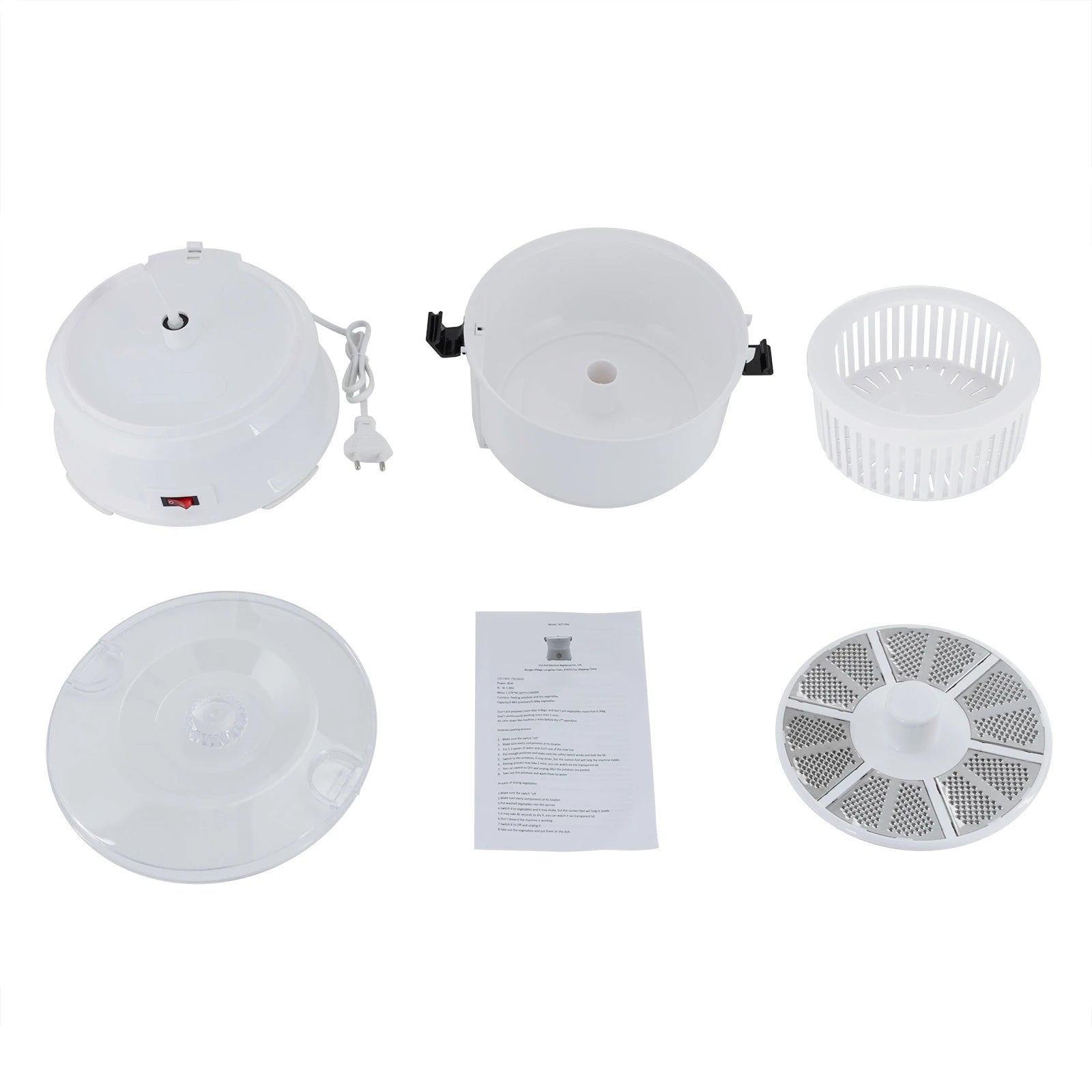Automatic Peeler Spinner for Kitchens Restaurant Fast Food Shops