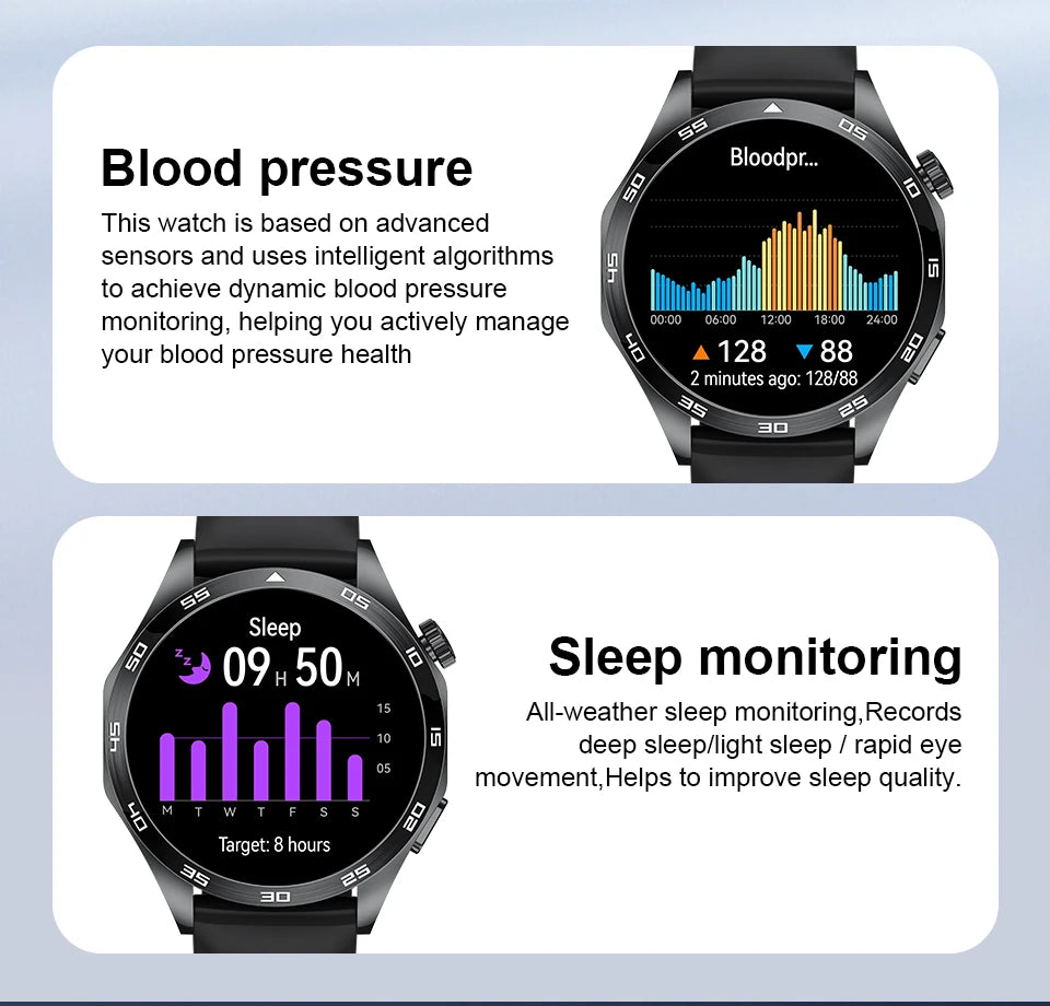2025 New Smart Watch with ECG Men Blood Pressure Heart Rate Monitoring Sports Watch Bluetooth Call Health Smartwatch for Xiaomi
