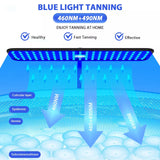 50W Tanning Lamp 460+490nm Wavelength Home Solarium