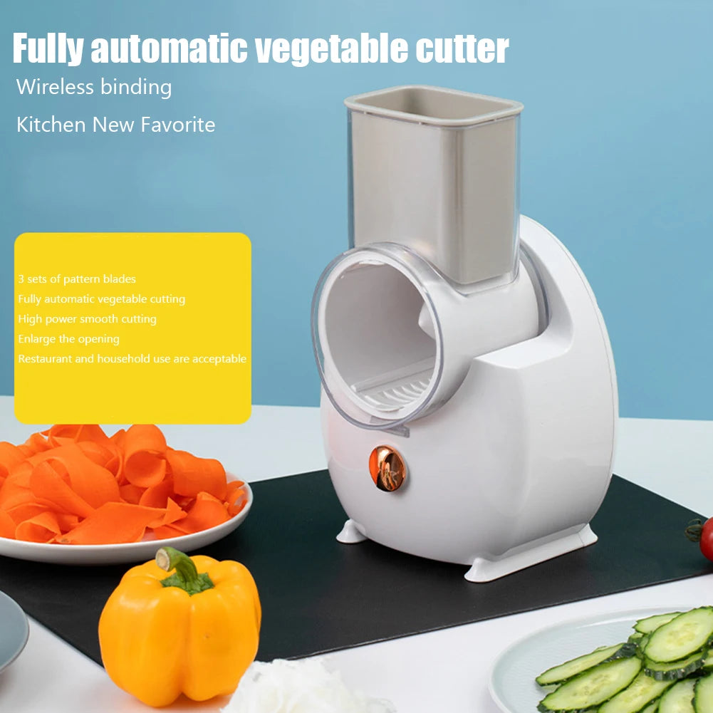 3-in-1 Electric Fruit Slicer Household Gadgets Multifunctional Fruit Cutter