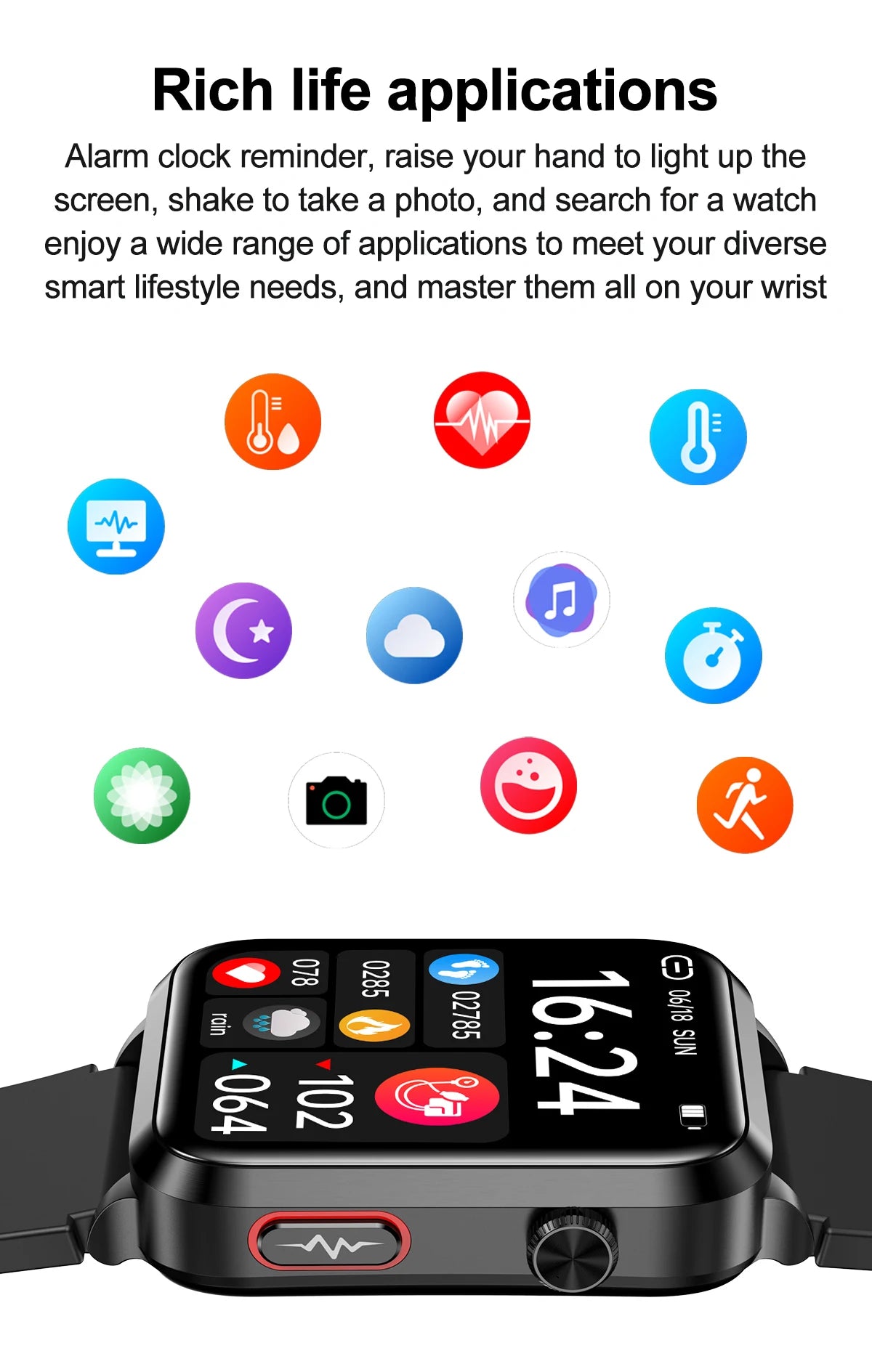 Medical grade smartwatch 2025 Air Pump Bluetooth call health watch True Accurately Blood Pressure Uric Acid Blood Lipids watch
