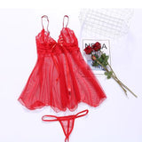 Hot Women Sexy Erotic Sling Lingerie Nightwear Robe Babydoll