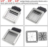 Commercial Vegetable Chopper with 4 Blades