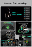 New LIGE Voice Assistant Calling Smartwatch 1.96 inch AMOLED Display Smart Watch 24H Health Monitoring Sports Smartwatch for Men
