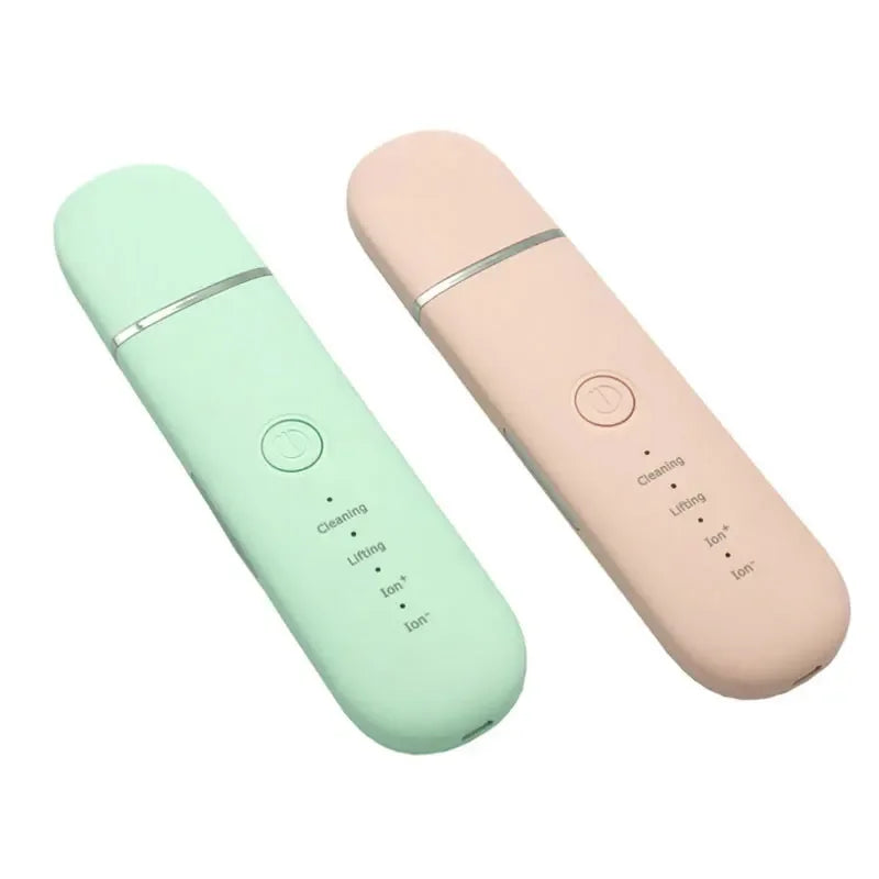 Ultrasonic skin scrubber facial ion cleaning vibrating