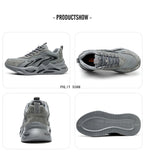 New 2023 Fashion Lightweight Security Protective Safety Wrok Shoes For Men Anti-smashing Sneakers Breathable Male Footwear