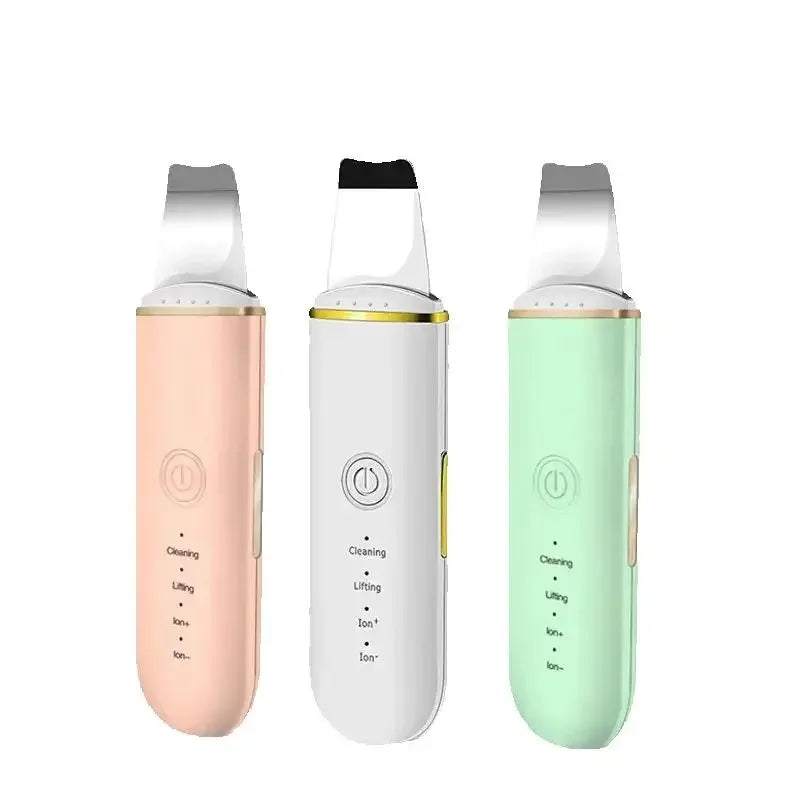 Ultrasonic skin scrubber facial ion cleaning vibrating