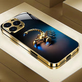 Paint Glass Phone Case For iPhone 17 16 15 14 13 12 11 Pro Max Plus 17 Air 16E Cover