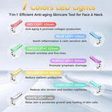 7 Colors LED Neck Face Massager Face Sculpting Tools